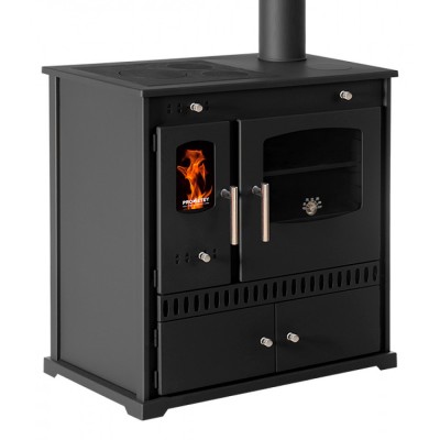 Мalkinė krosnelė viryklė Prometey Perfect Eco, 7kW - Malkinė viryklės