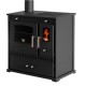 Мalkinė krosnelė viryklė Prometey Perfect Eco su kairiuoju dūmtraukiu, 7kW |  |  |