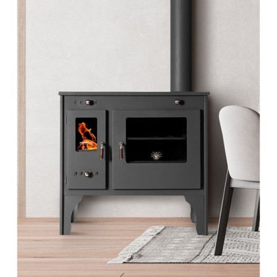 Мalkinė krosnelė viryklė Prometey Retro Eco, 7kW - Malkinė viryklės