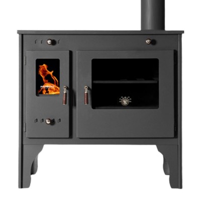 Мalkinė krosnelė viryklė Prometey Retro Eco, 7kW - Malkinė viryklės
