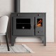 Мalkinė krosnelė viryklė Prometey Retro Eco su kairiuoju dūmtraukiu, 7kW |  |  |