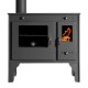 Мalkinė krosnelė viryklė Prometey Retro Eco su kairiuoju dūmtraukiu, 7kW |  |  |