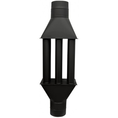 Malkinės krosnelės dūmtraukio šilumokaitis Typhoon XL, skersmuo 150mm - Prekių palyginimas