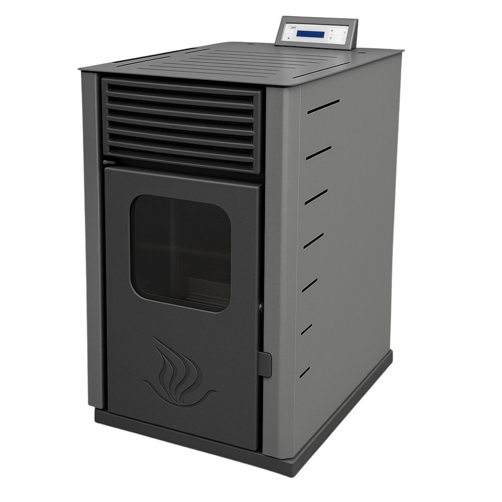 Granulinė krosnele Mytherm Angela TA 40 pilka, 40kW | Granulinės krosnelės |  |