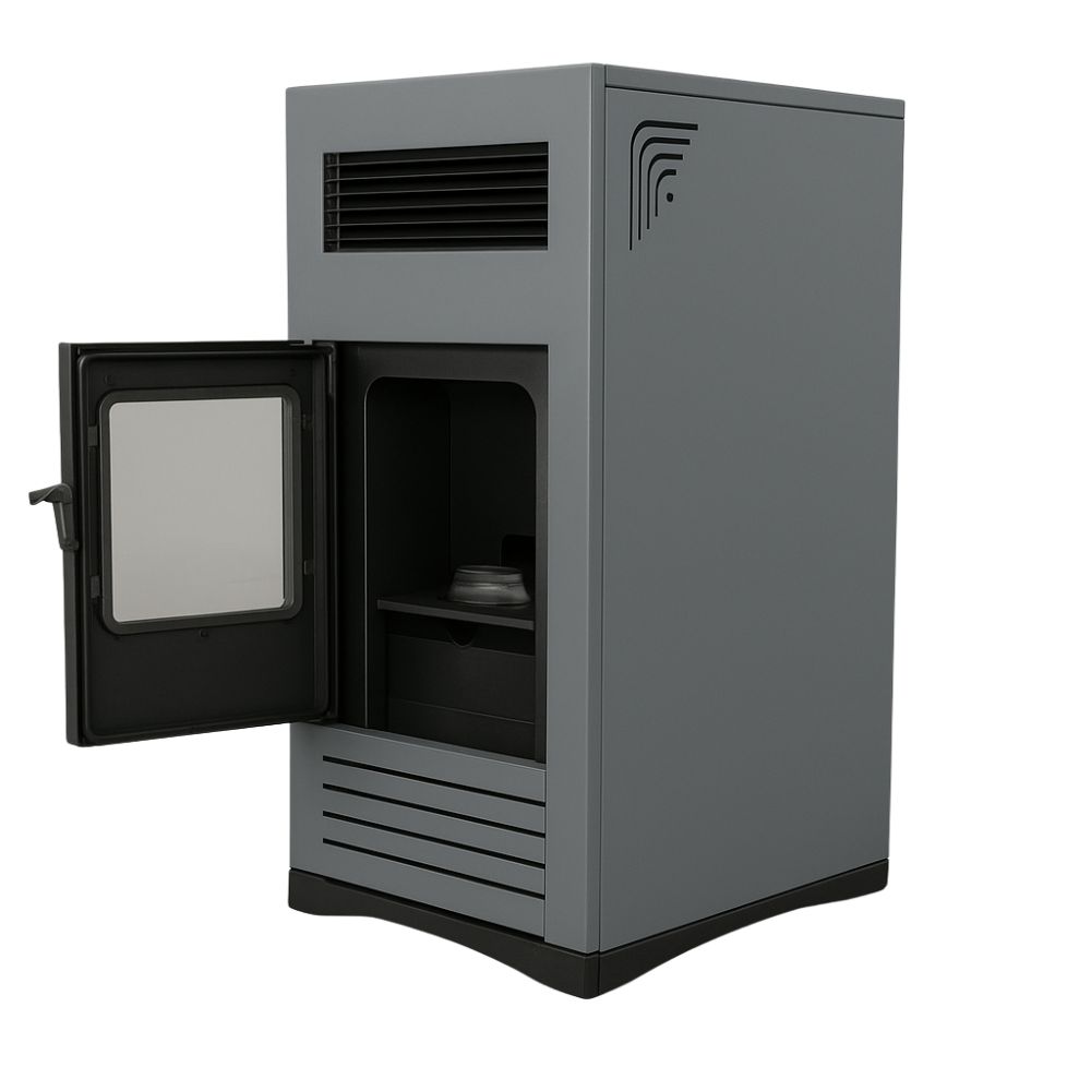 Granulinė krosnele Mytherm Angela TA 10 PRO pilka, 10kW | Granulinės krosnelės |  |