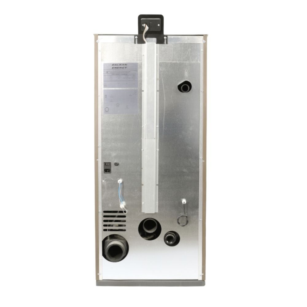 Granulinė krosnelė su vandens kontūru Mytherm IOLI TSA 21 smėlio spalvos, su ventiliatoriumi, 23.5kW | Granulines krosneles su vandens konturu | Granulinės krosnelės |