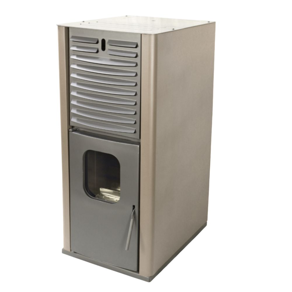 Granulinė krosnelė su vandens kontūru Mytherm IOLI TS 35 smėlio spalvos, 38kW | Granulines krosneles su vandens konturu | Granulinės krosnelės |