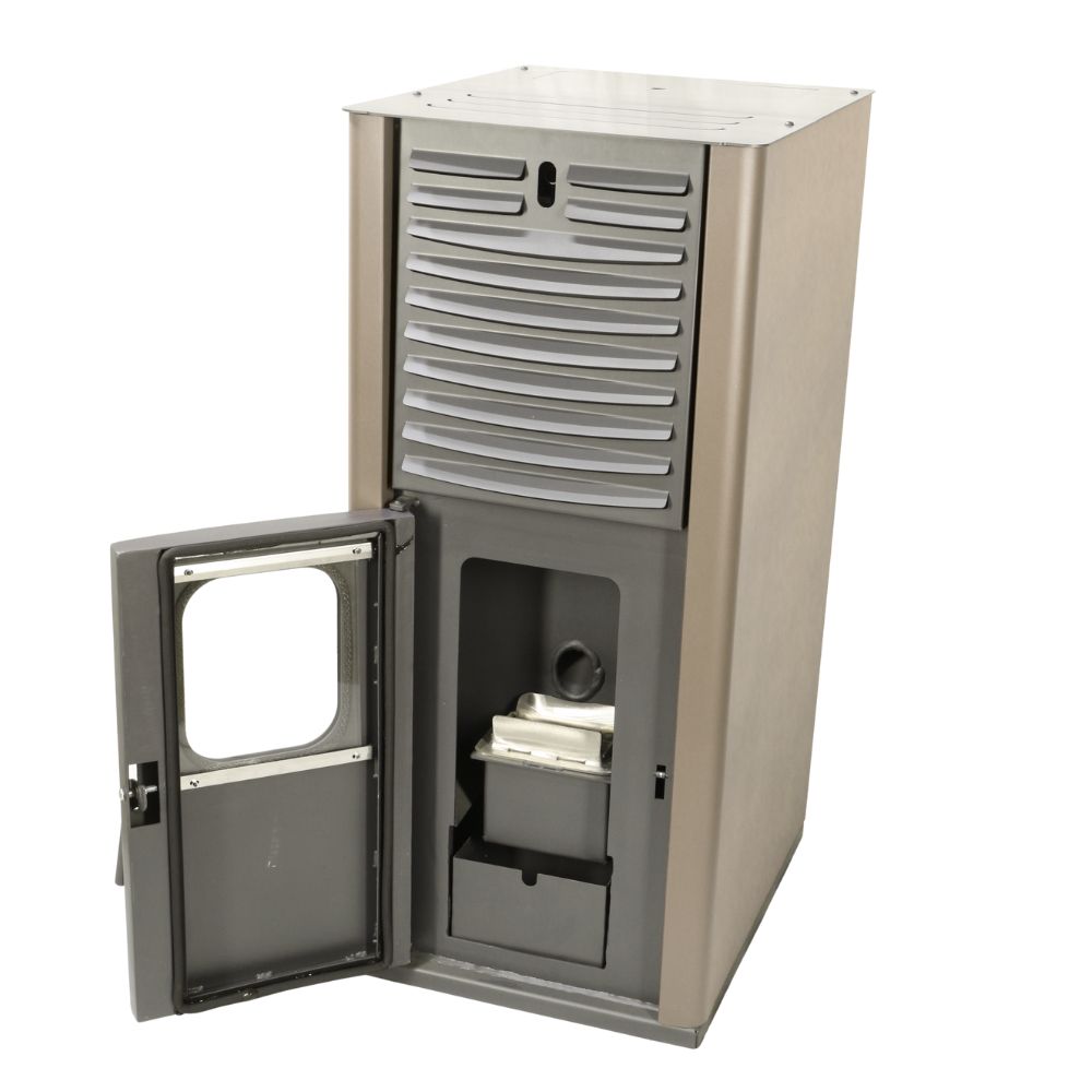 Granulinė krosnelė su vandens kontūru Mytherm IOLI TSA 27 smėlio spalvos, su ventiliatoriumi, 29.5kW | Granulines krosneles su vandens konturu | Granulinės krosnelės |