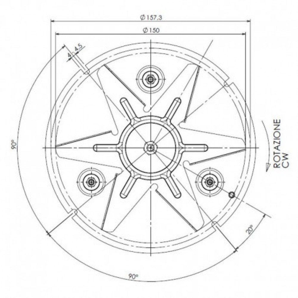 Dūmų ištraukimo ventiliatorius TRIAL CAF15Y-120S granulinėms krosnelėms Caminetti Montegrappa | Granulinių krosnelių ventiliatoriai ir pūstuvai | Granulių krosnelių dalys |