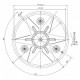 Dūmų ištraukimo ventiliatorius TRIAL CAF15Y-120S granulinėms krosnelėms Caminetti Montegrappa | Granulinių krosnelių ventiliatoriai ir pūstuvai | Granulių krosnelių dalys |