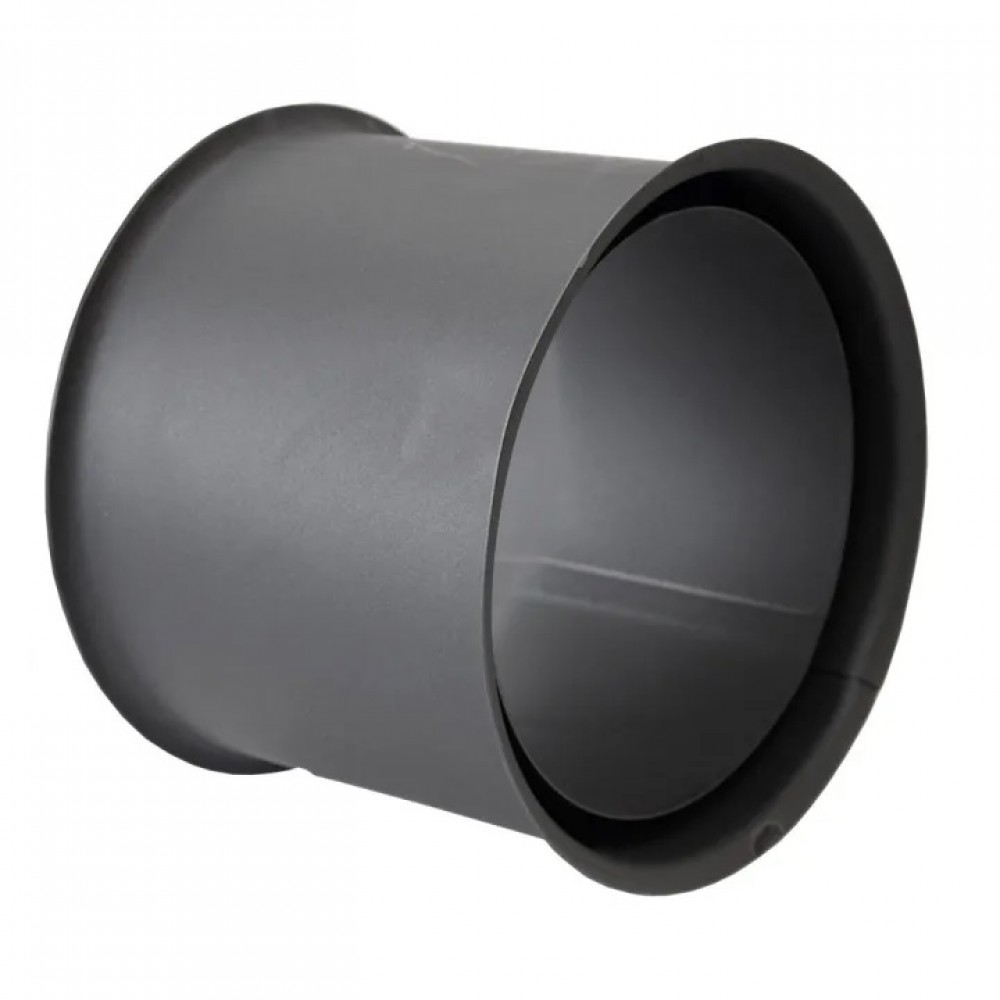 Dvigubas dūmtraukio adapteris PARKANEX, Plienas, Juodas, 115 mm, Ø150, Storis 2mm | Krosneliu pajungimo vamzdziai | Kaminai |