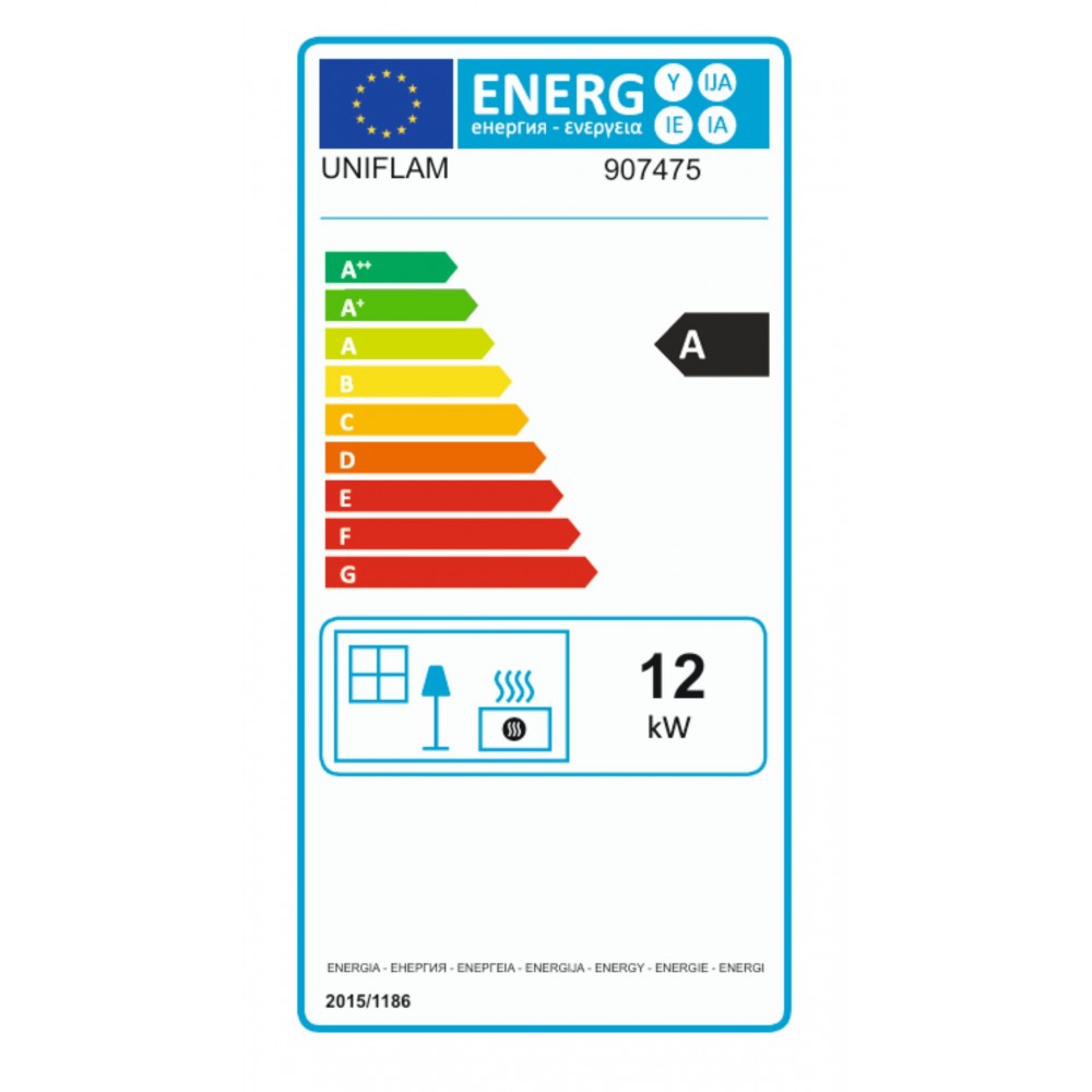 Židinio kapsulė UNIFLAM 700 OPTIMA ECO su sklende, 12 kW | Ketaus zidinio kapsules Židinio kapsulė UNIFLAM 700 OPTIMA ECO su sklende, 12 kW | Ketaus zidinio kapsules | Židiniai |