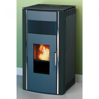 Granulinė krosnele Alfa Plam Luca Juoda, 8kW - Prekių palyginimas