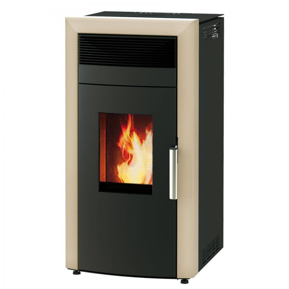 Granulinė krosnelė su vandens kontūru Alfa Plam Commo 15 Ebanitas, 15kW | Granulines krosneles su vandens konturu | Granulinės krosnys |