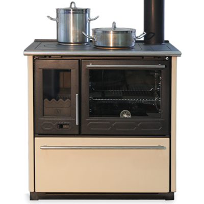 Мalkinė krosnelė viryklė Plamen 850 Glas N, 8kW - Malkinė viryklės