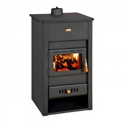 Malkinė krosnelė su vandens kontūru Prity K2 CP W13 su ketaus viršumi, 15 kW - Prity