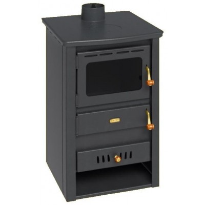 Malkinė krosnelė su vandens kontūru Prity K22 CP W10 su ketaus viršumi, 13,3 kW - Prity