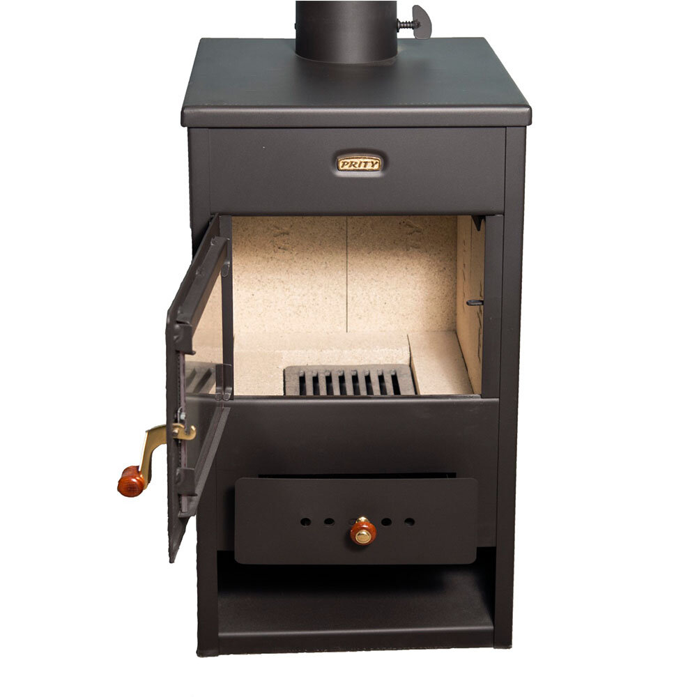 Malkinė krosnelė Prity K1 Optima, 9.5 kW | Konvekcines malkines krosneles | Malkinė krosnelės |
