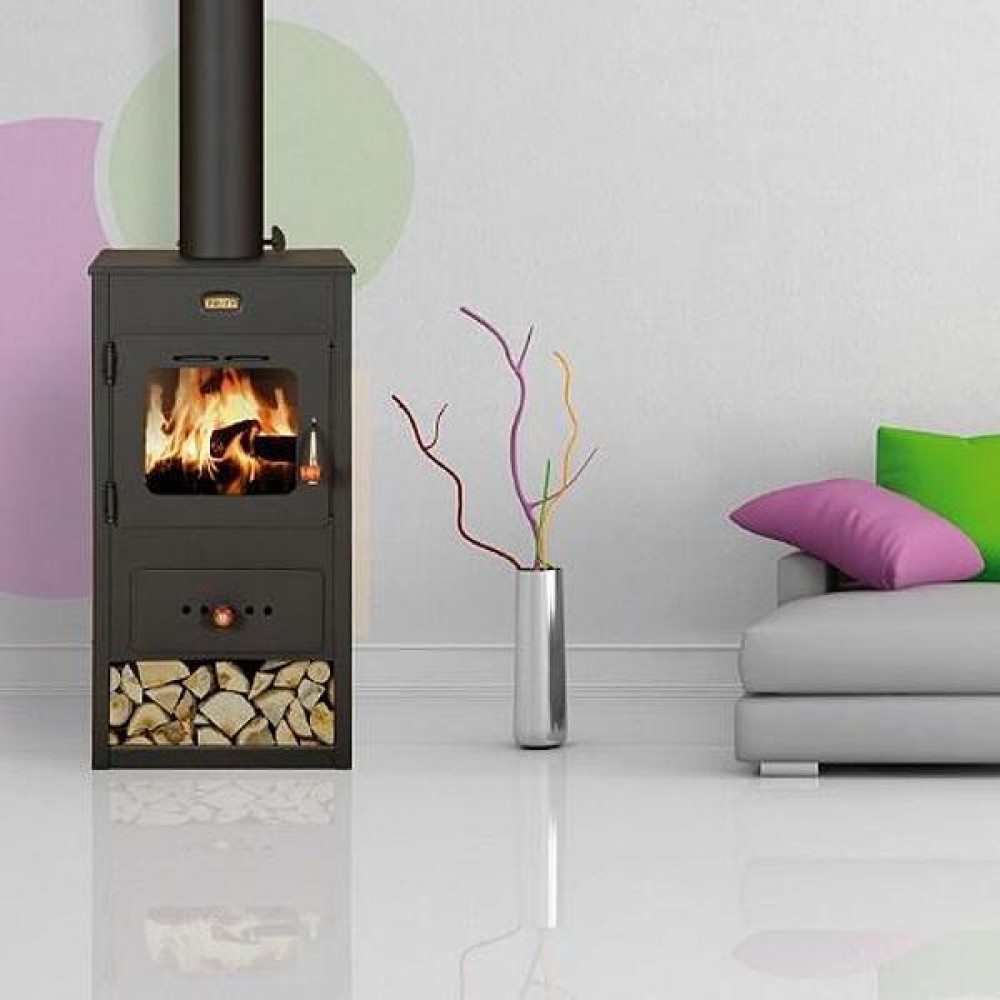 Malkinė krosnelė Prity K1 Optima, 9.5 kW | Konvekcines malkines krosneles | Malkinė krosnelės |