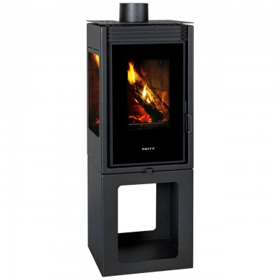 Malkinė krosnelė Prity PMV3 TV, 11kW - Malkinės krosnelės