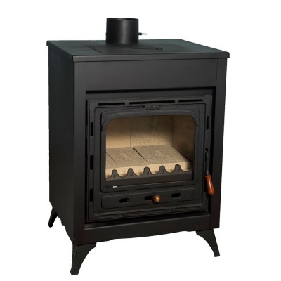 Malkinė krosnelė Prity CMR su ketaus durimis, 15 kW - Malkinės krosnelės