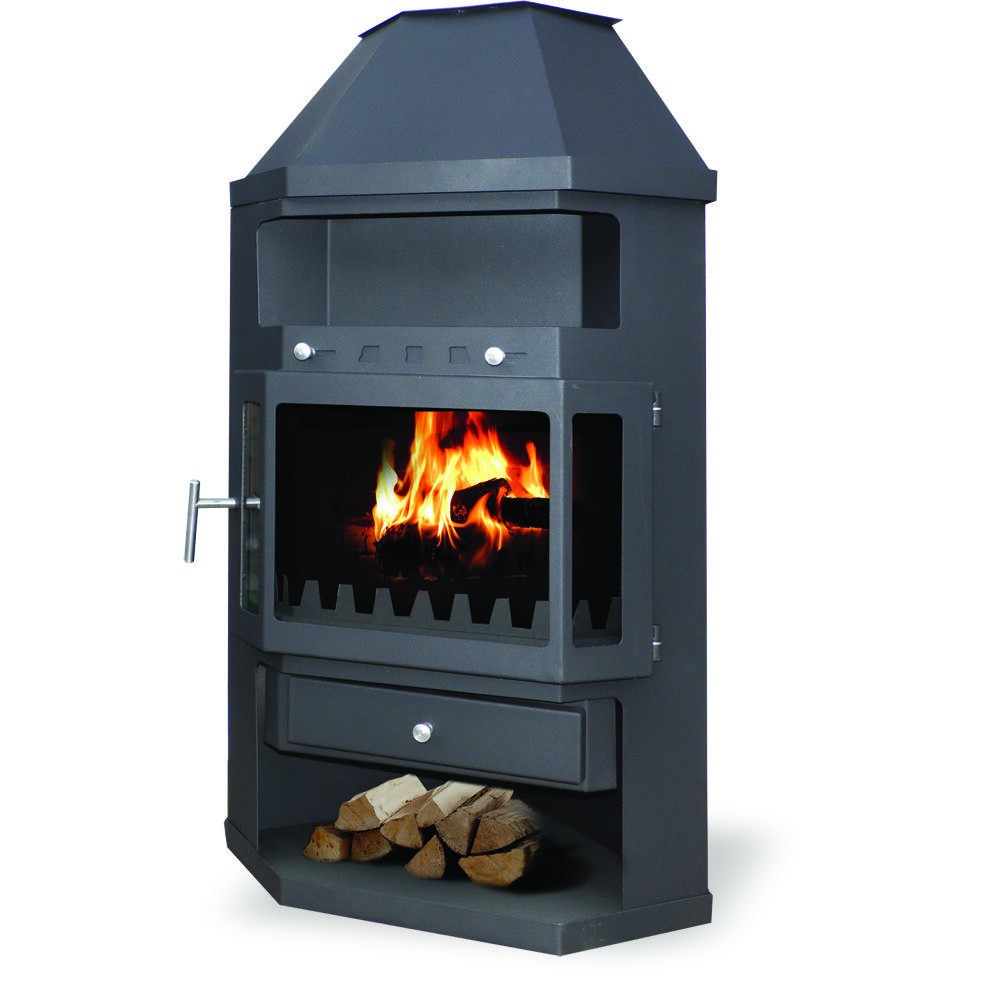 Malkinė krosnelė Zvezda Fantasia, 10.8 kW | Konvekcines malkines krosneles | Malkinė krosnelės |