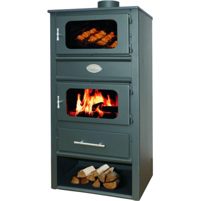 Malkinė krosnelė su orkaite Zvezda MF, 10.9 kW - Krosneles su orkaite