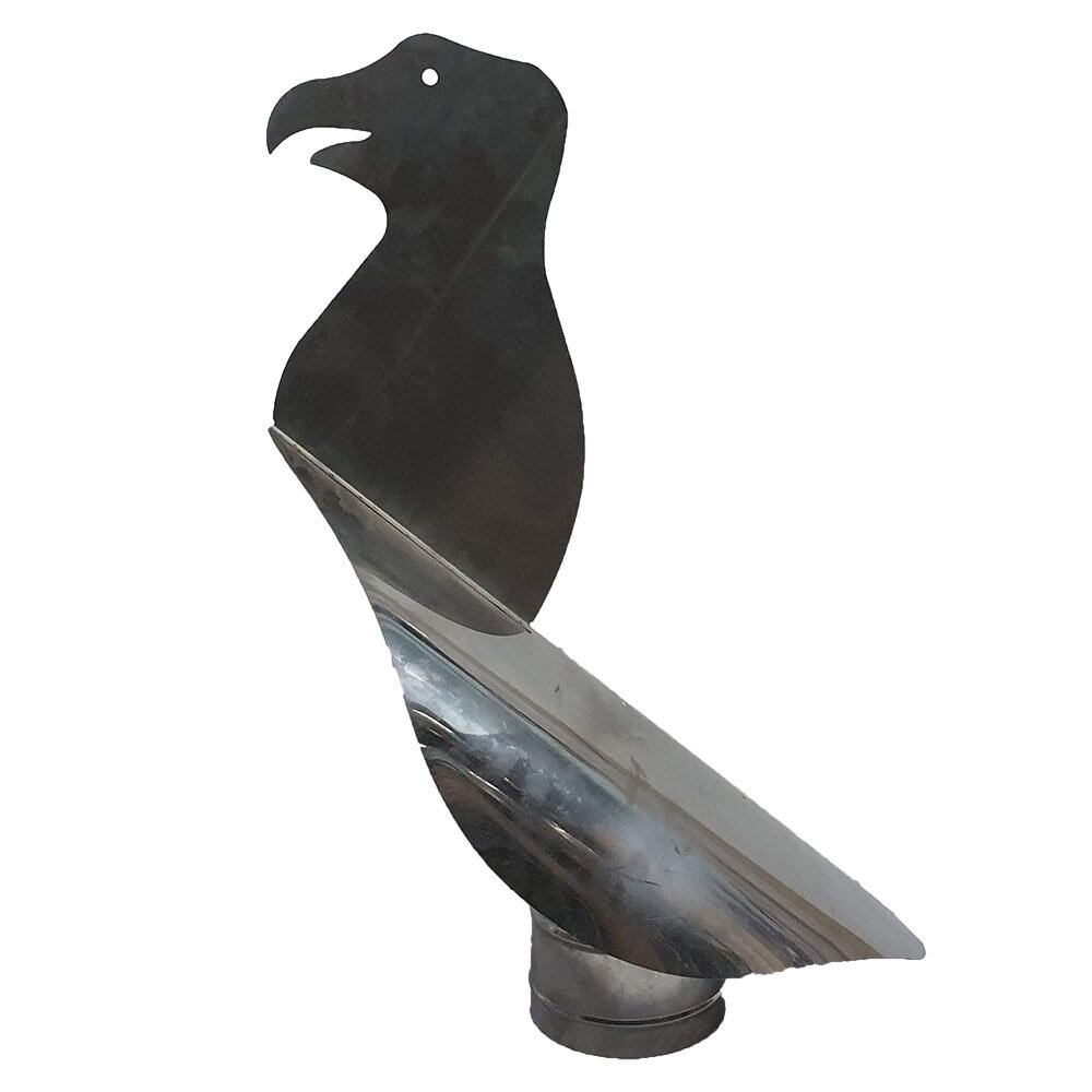 Dūmtraukio gaubtas Rooster, nerūdijantis plienas, skersmuo ⌀300 | Kamino gaubtai | Kaminai |