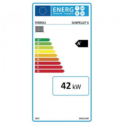 Granulinis katilas Ferroli SUN PELLET 6, 42 KW - Granuliniai katilai