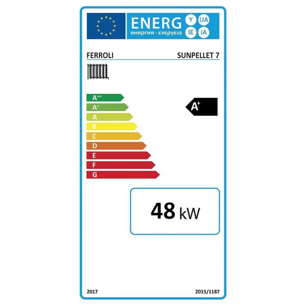 Granulinis katilas Ferroli SUN PELLET 7, 48 KW | Granuliniai katilai (rinkiniai) |  |