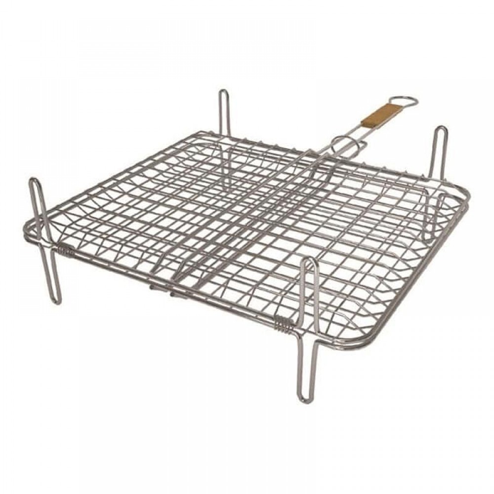 Nešiojamas stovyklavimo mangano Bonne Grill, N6 46x37cm | Grilio grotelės | Kepsninės priedas |
