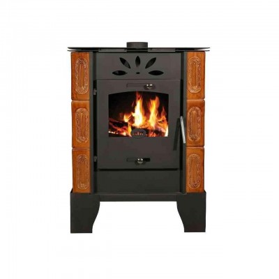 Malkinė krosnelė Horvat Thetford TK9-3, Ruda, 9 kW - Malkinės krosnelės