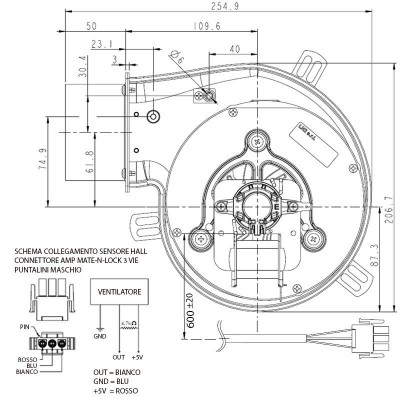 Dūmtraukis granulinėms krosnelėms Eco Spar, Nordica Extraflame, Palazzetti, Piazzetta, Sideros, Palladio ir kitiems ventiliatorius 160m³/h 50W 300Pa - Prekių palyginimas