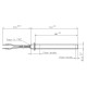 Uždegiklis / rezistorius granulinėms krosnelėms, bendras ilgis 160mm, 250W | Uždegikliai / rezistoriai granulinėms krosnims | Granulių krosnelių dalys |