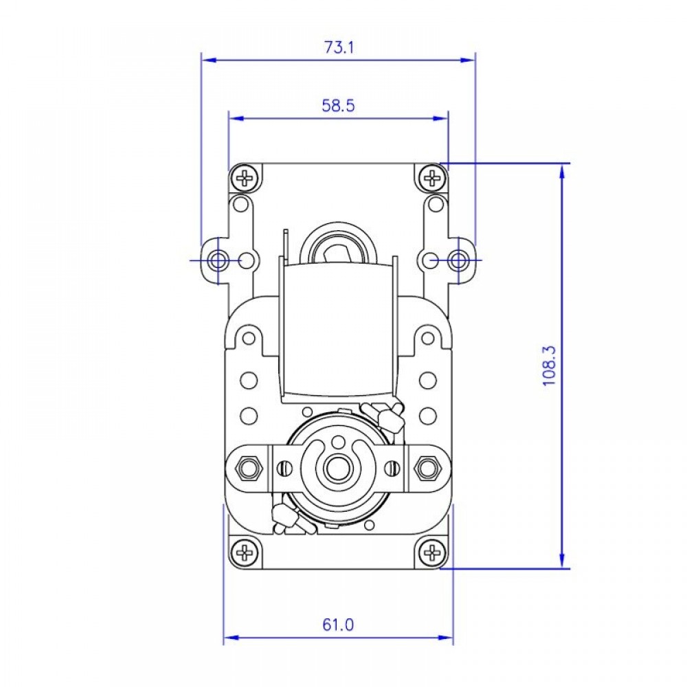 Tuščiavelis krumpliaratinis variklis Mellor KB1008 5RPM granulinei krosnelei Cadel, Deville, Eurofiamma, Eurostek, Italiana Camini, Karmek One, Zibro, Puros, Qlima, Italflame, Bestfire, TMC, MG ir kt. | Varikliai su pavaromis | Granulių krosnelių dalys |