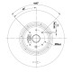Išcentrinis ventiliatorius EBM, srautas 195 m³/val | Ventiliatoriai ir pūstuvai | Granulių krosnelių dalys |