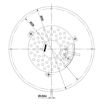 Dūmų ištraukimo ventiliatorius EBM granulinėms krosnelėms Breckwell, ComfortBilt ir kiti, Maksimalus oro srautas 450 m³/val - Granulinių krosnelių ventiliatoriai ir pūstuvai