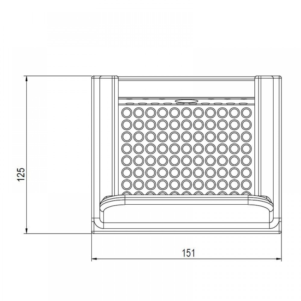 Ketaus Degiklio puodas granulinei viryklei, 151X125 | Braziers | Degimo kamera |