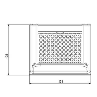 Ketaus Degiklio puodas granulinei viryklei Eco Spar Orion, 151X125 - Deginti puodą granulinėms krosnelėms