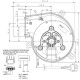 Dūmų ištraukimo ventiliatorius LN2 Natalini granulinėms krosnelėms Maksimalus oro srautas 160 m³/val. | Ventiliatoriai ir pūstuvai | Granulių krosnelių dalys |