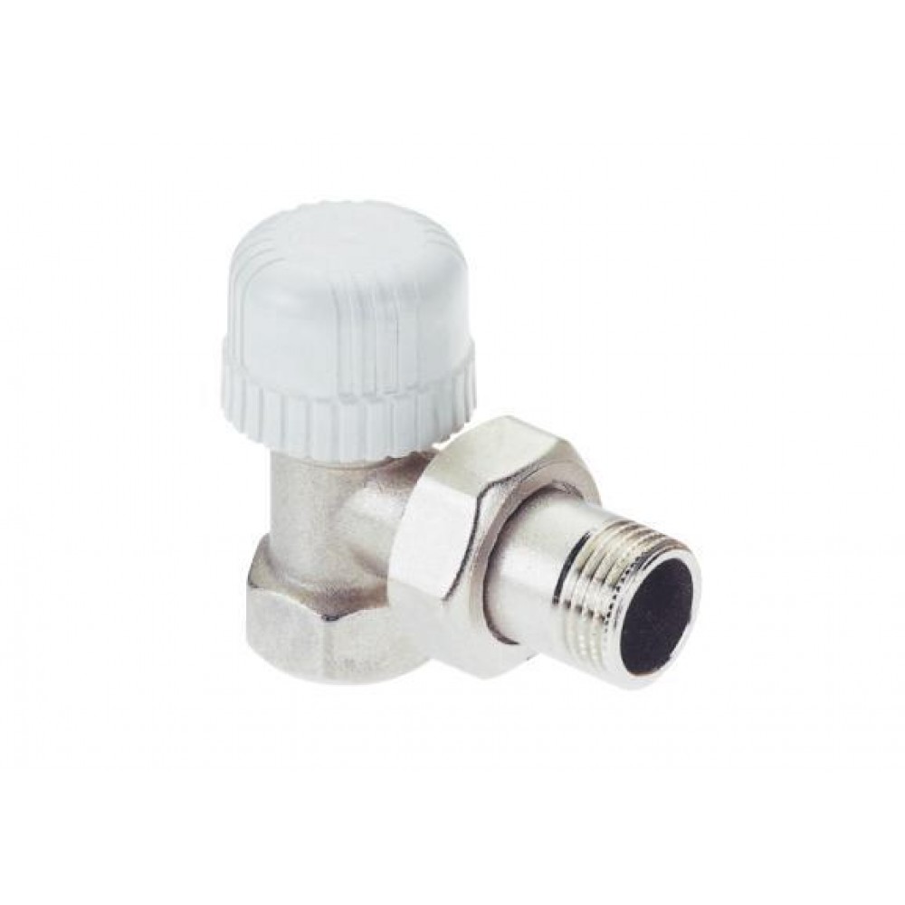 Šildymo radiatoriaus vožtuvas 1/2", kampinis ICMA 774 termostatinės galvos (M28x1.5) montavimui | Montavimas | Radiatoriai |