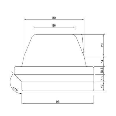Ketaus Degiklio puodas granulinei viryklei Karmek One, Moretti Design, 165 x 106 mm - Deginti puodą granulinėms krosnelėms