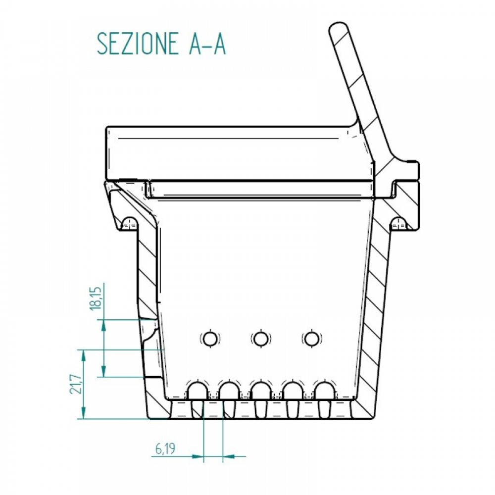 Ketaus Degiklio puodas granulinei viryklei, 118 x 99mm | Braziers | Degimo kamera |