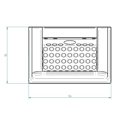 Ketaus Degiklio puodas granulinei viryklei Kalon, 136 x 92mm - Deginti puodą granulinėms krosnelėms