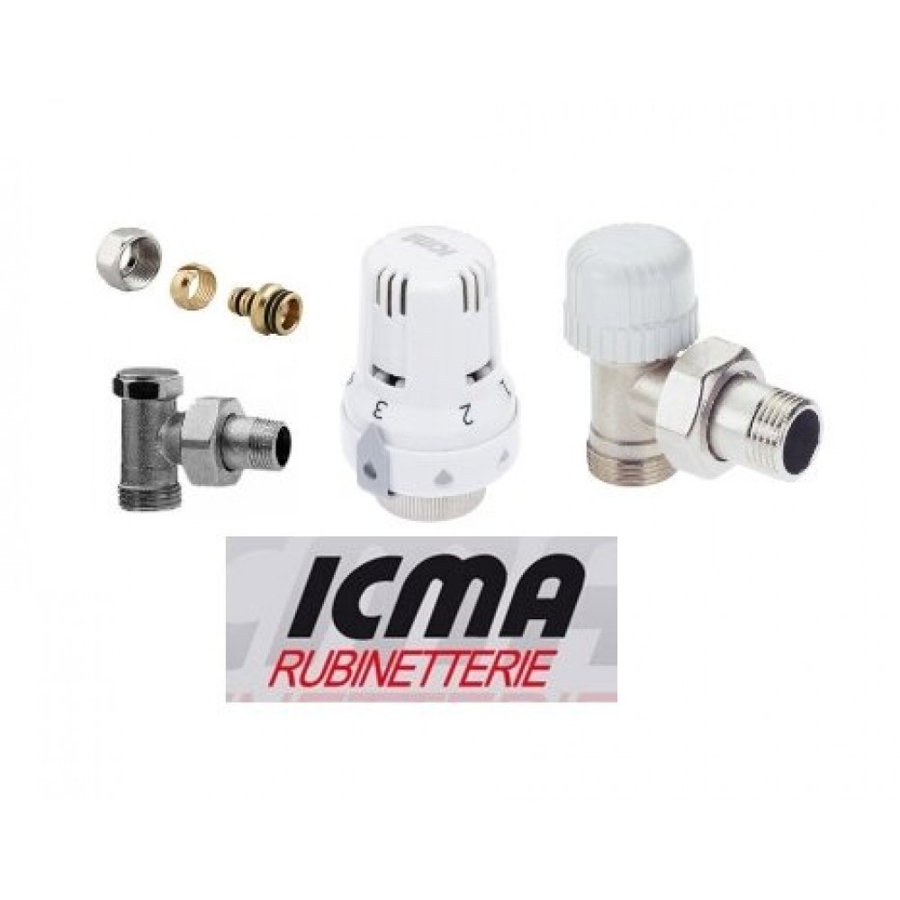 Termostatinis komplektas ICMA | Montavimas | Radiatoriai |