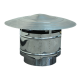 Twin wall chimney cowl, Stainless steel, Diameter Ф120 | Kamino gaubtai | Kaminai |