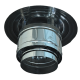Twin wall chimney cowl, Stainless steel, Diameter Ф120 | Kamino gaubtai | Kaminai |