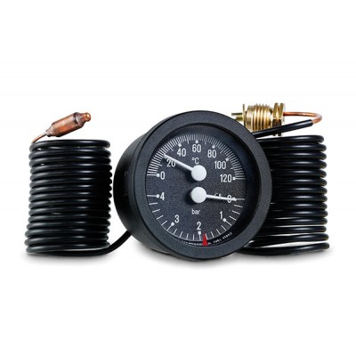 Capillary thermomanometer Cewal, Thermoplastic case - Centrinis šildymas