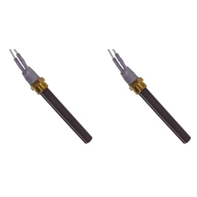 Keraminis Uždegiklis / rezistorius granulinėms krosnėms BURNiT, Deville ir kt., bendras ilgis 94mm, 300W - x2 - 