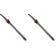 Uždegiklis / rezistorius granulinėms krosnėms Palladio ir kitoms, bendras ilgis 145mm, 250W - x2 | Uždegikliai / rezistoriai granulinėms krosnims | Granulių krosnelių dalys |